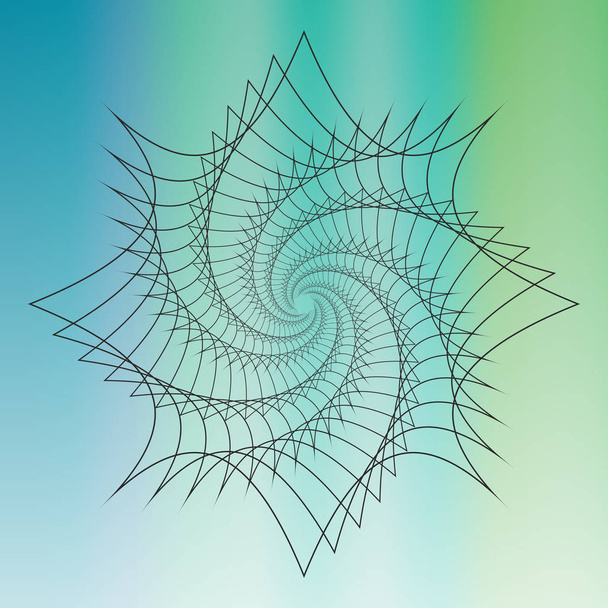 Esoterische Geometrische Symbool stock achtergrond - Vector, afbeelding