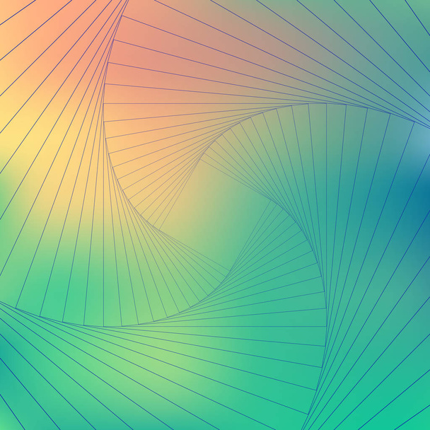 Abstract background with glowing spiral. - Vector, Image