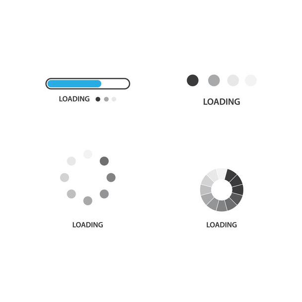 Loading indicator icon - Вектор,изображение