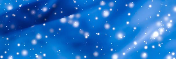 Weihnachten, Neujahr und Valentinstag blauer abstrakter Hintergrund - Foto, Bild