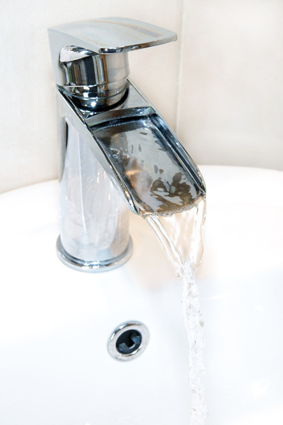 Waterfall tap or faucet - Photo, image