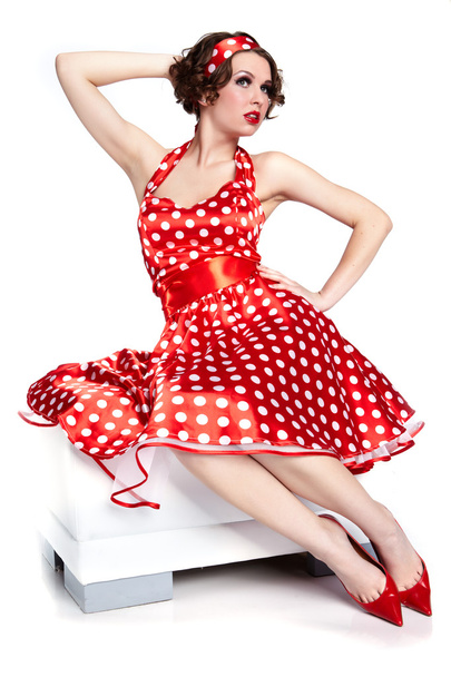 Pin-up girl. American style - Foto, Imagen