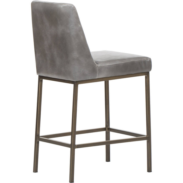 Stuhl für den Außenbereich, Möbel - Stühle - Stapelstuhl mit weißem Hintergrund, Esstisch, vollgepolstert, dunkelgrau - Möbel, Esstisch - antikem Messing - dunkelgrau, Barhocker mit Witz - Foto, Bild