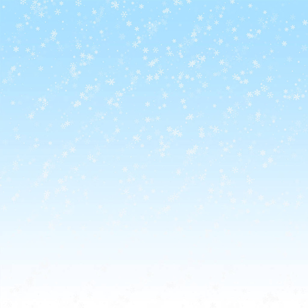 Mooie sneeuwval Kerst achtergrond. Subtiel fl - Vector, afbeelding
