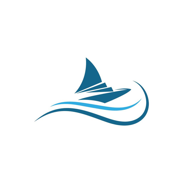 Logo del barco de crucero
  - Vector, imagen