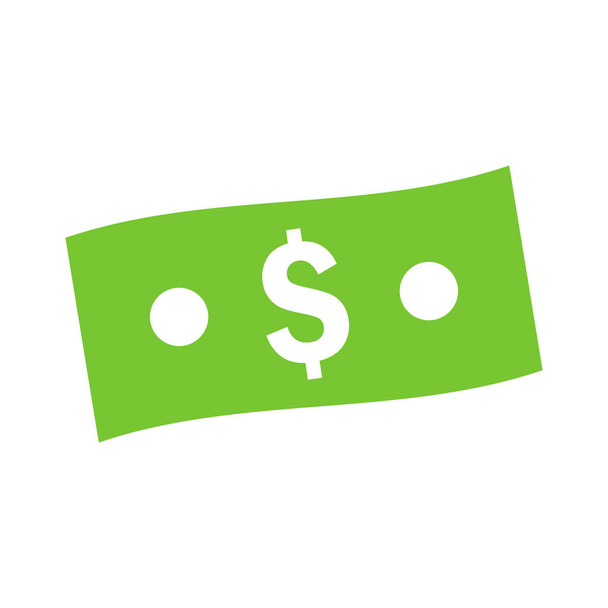 Dollar note bankbiljet icoon in eenvoudige stijl op transparante achtergrond. Vector illustratie. Eps 10 - Vector, afbeelding
