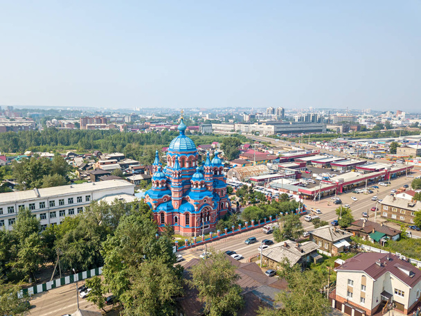 Rosja, Irkuck. Kościół ikonki Matki Bożej  - Zdjęcie, obraz