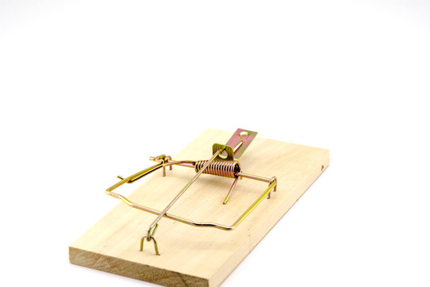 Rat Trap On White Background For Business Concept - Photo, Image