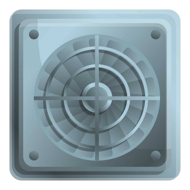 Pc ventilator icon, cartoon style - Vector, afbeelding