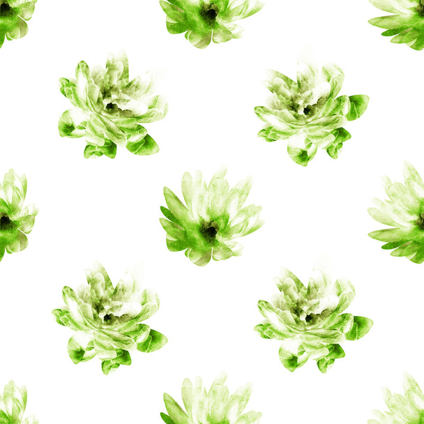 Seamless pattern with flowers - Foto, afbeelding