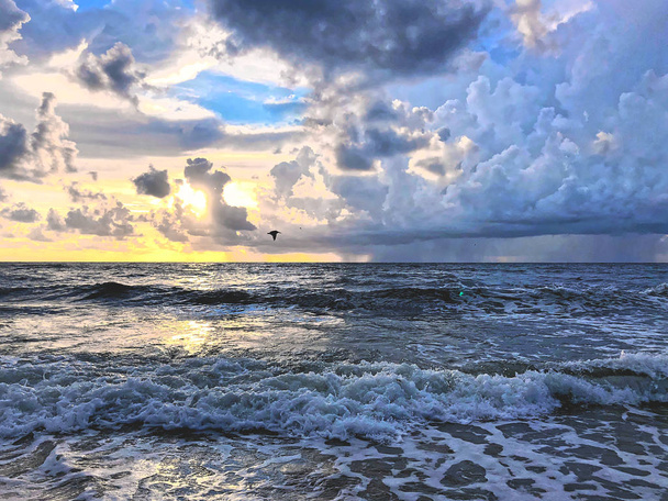 mañana en la playa del océano de Miami
 - Foto, imagen