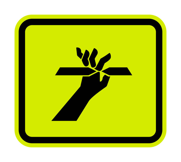 Knippen van het symbool van vingers Geïsoleerd op witte achtergrond, vectorillustratie  - Vector, afbeelding