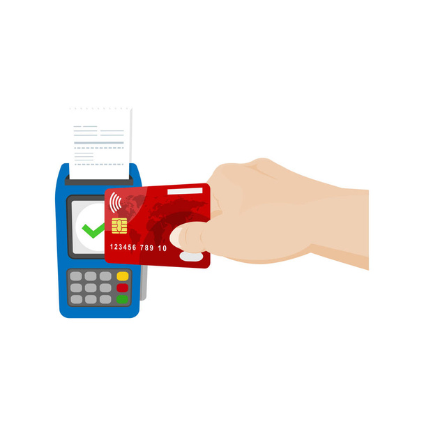 illustrazione dei pagamenti senza contatto
 - Vettoriali, immagini