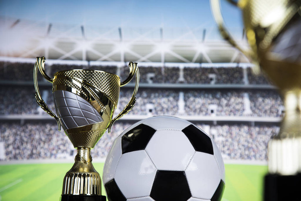 Трофей Победа, спортивный мяч фон
 - Фото, изображение