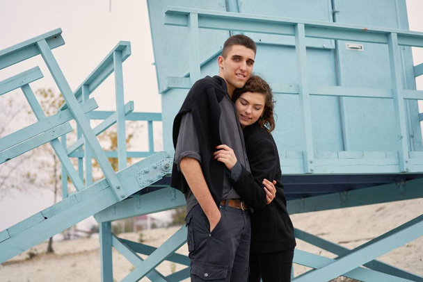 young happy couple in love posing - Fotografie, Obrázek