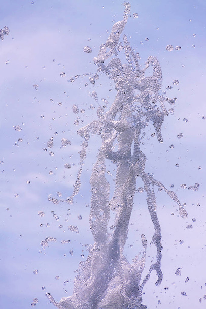 Abstracto bastante pasteles fuente de agua salpicando con arena líquida
 - Foto, Imagen
