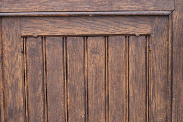 Oak texture aged wooden door - 写真・画像