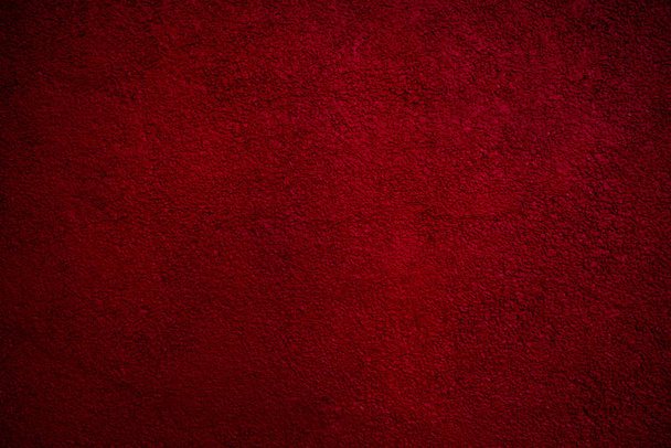 jasně červená omítnutá textura stěny - Fotografie, Obrázek