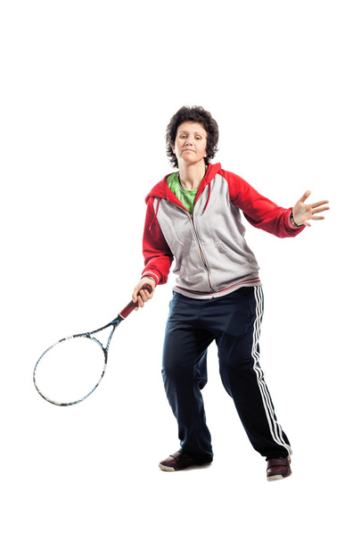 Casual tennis player - Fotoğraf, Görsel