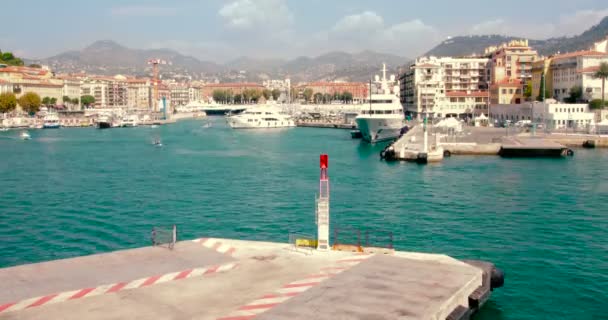 Port w Nicei 4k - Materiał filmowy, wideo