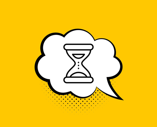 Hourglass time line icon. Clock sand sign. Watch. Vector - Vetor, Imagem