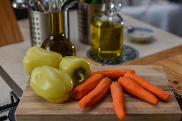  fresh vegetables on the table - Foto, Imagem