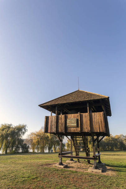Lookout tower on the island of Kanyavar - 写真・画像