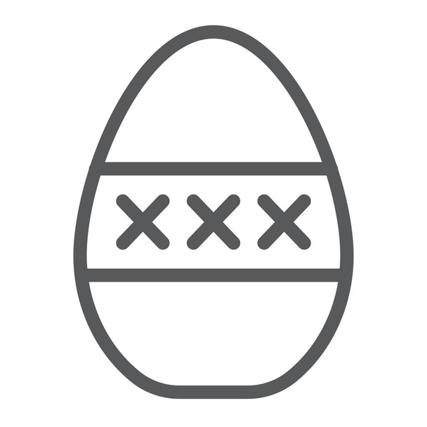 Значок лінії мастурбації яйця, секс-іграшка та дорослий, знак мастурбації, векторна графіка, лінійний візерунок на білому тлі, eps 10
. - Вектор, зображення
