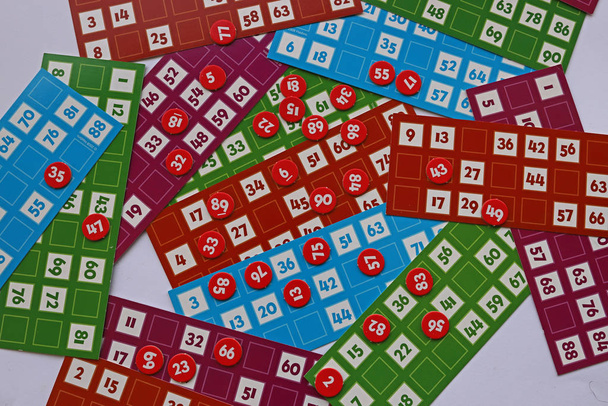 Fun luck game bingo of the new year. - Photo, Image