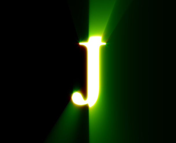 J, brillo, verde
 - Foto, imagen