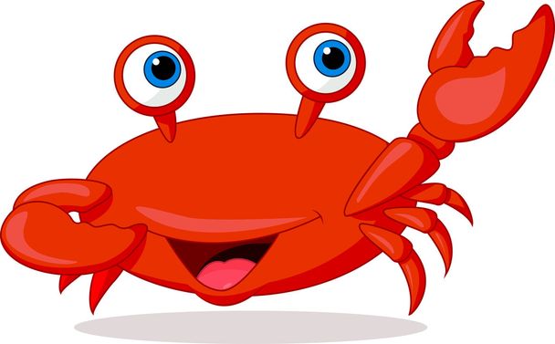 Cute crab cartoon - Vector, Image