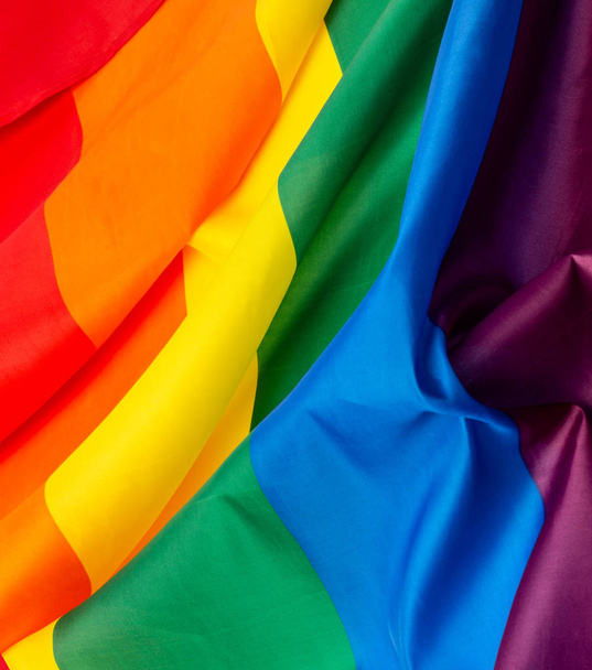 Rainbow flag background - Foto, Bild