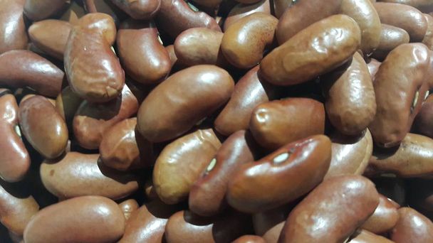 Kidenry 豆: 調理赤インゲン豆のクローズ アップ ビュー - 写真・画像