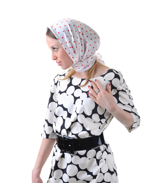 Girl in a headscarf - Fotó, kép