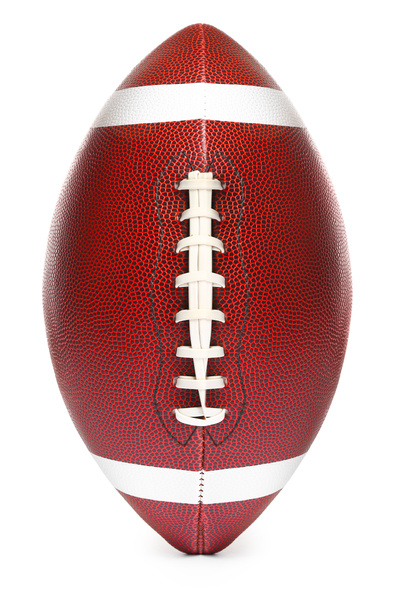 rögbi labda fehér háttér - Fotó, kép