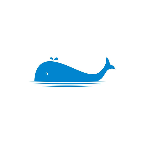 Набір логотипів китів Векторні ілюстрації концепції піктограм
 - Вектор, зображення