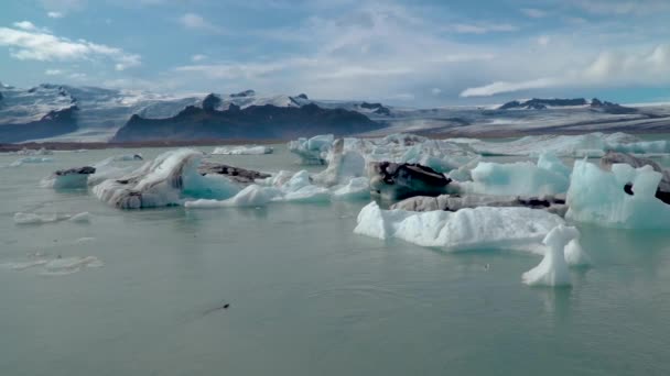 アイスランドのジョクルサロン・ラグーンの美しい景色 - 映像、動画