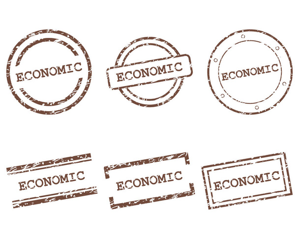 Economische zegels - Vector, afbeelding