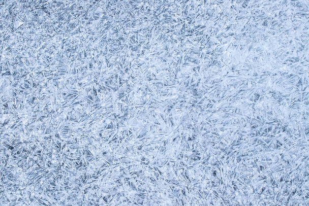IJs textuur in de winter. Abstracte achtergrond voor ontwerp, ph - Foto, afbeelding