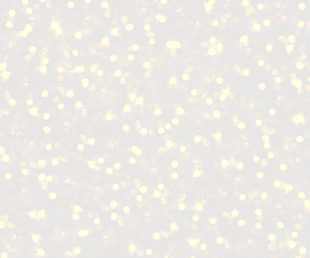 Décoratif fond de Noël avec des lumières bokeh et flocons de neige
 - Photo, image