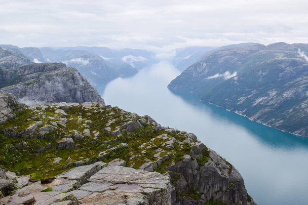 Lysefjord landscape, Pulpit Rock. - Photo, Image