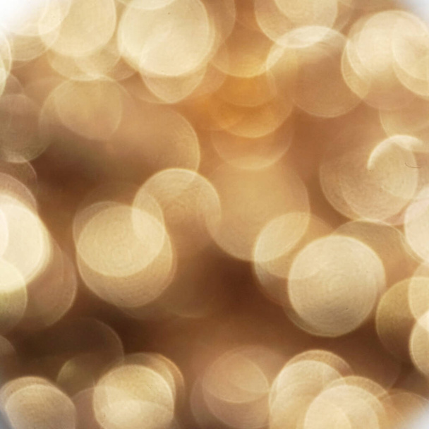 Golden and yellow blur bokeh background. - Photo, Image