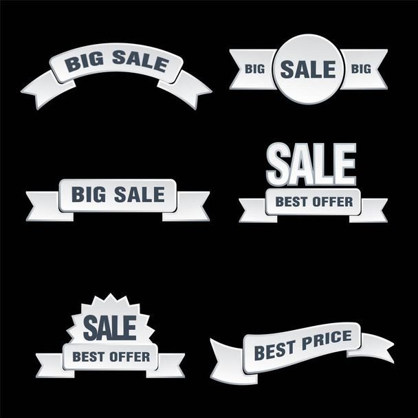 promotion sales tags - Vector, imagen