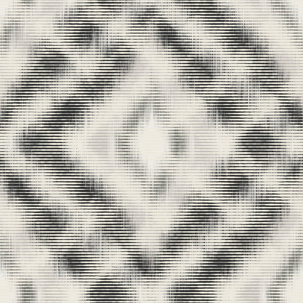 Grungy διαμάντι αδιάλειπτη μοτίβο σε μαύρο και άσπρο - Διάνυσμα, εικόνα