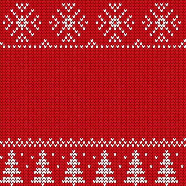 Winter Background, Christmas Ornament of Spruces - Vektor, Bild