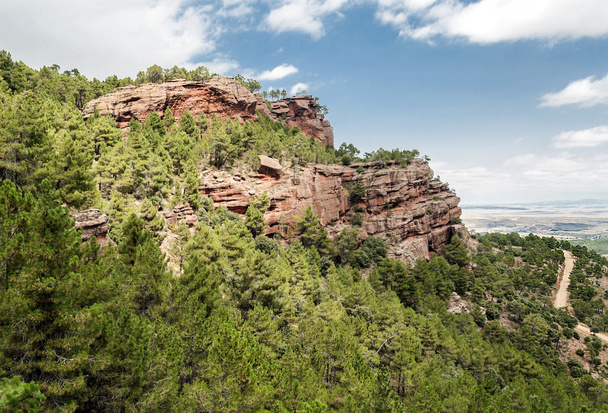 Montañas de Albarracin con árboles
 - Foto, imagen