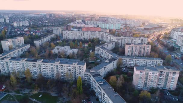 Die Stadt Luzk ist das längste Haus der Welt. - Filmmaterial, Video