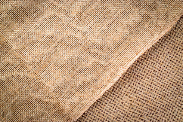 Fondo de lino. Lona beige orgánica natural. Fondo tejido marrón. Tejido de lino Material fondo de algodón
 - Foto, Imagen
