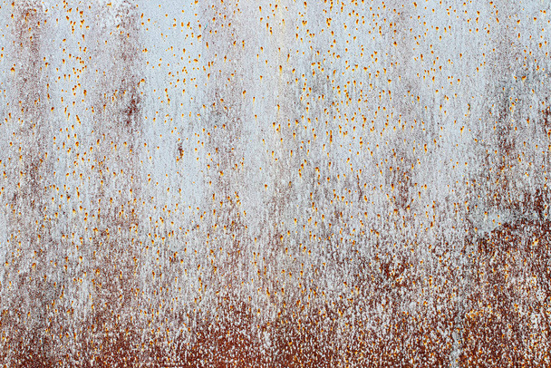 Texture of peeling paint from rusty metal. Abstract background f - Fotó, kép
