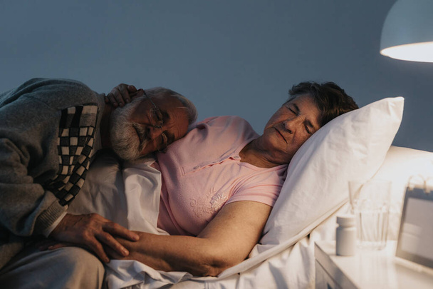 Sleeping with wife - Фото, изображение